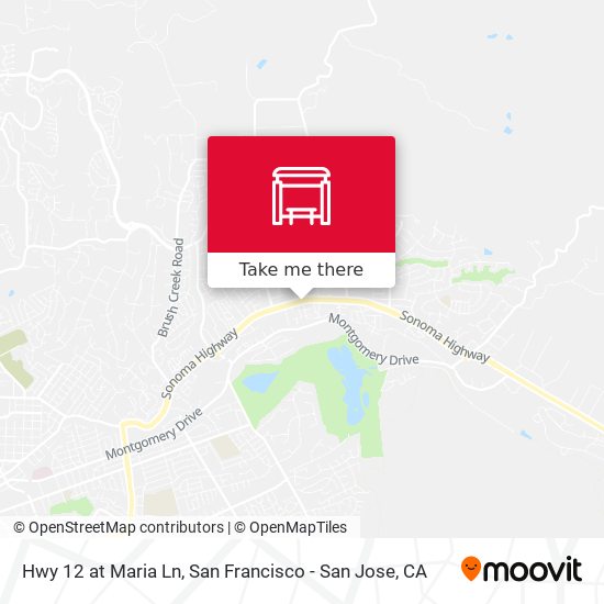 Hwy 12 at Maria Ln map