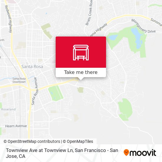 Townview Ave at Townview Ln map