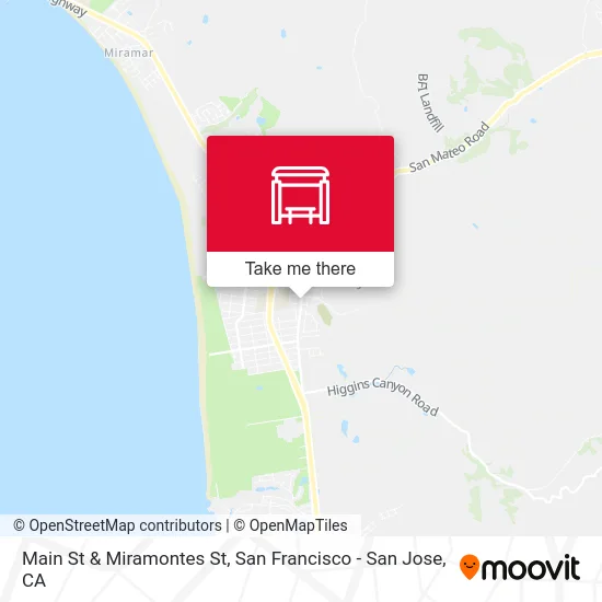 Mapa de Main St & Miramontes St