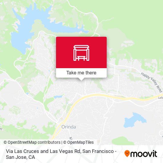 Via Las Cruces and Las Vegas Rd map