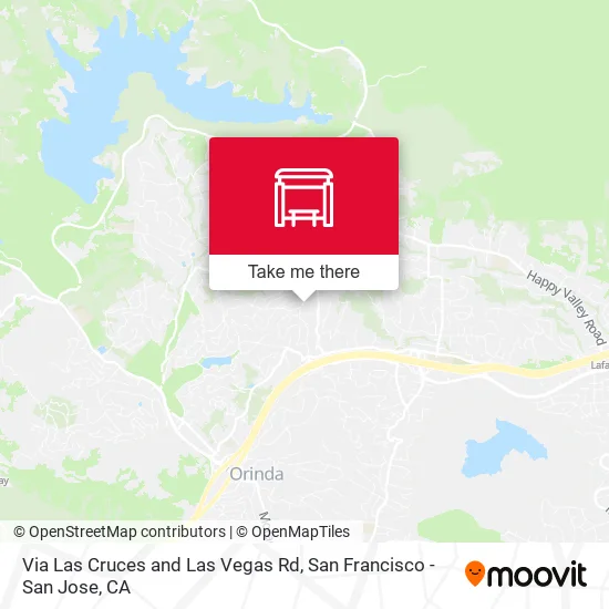 Via Las Cruces and Las Vegas Rd map