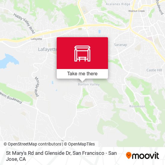 St Mary's Rd and Glenside Dr map