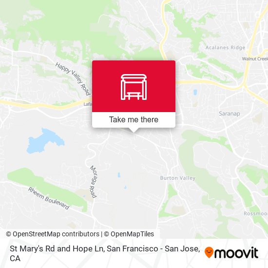 St Mary's Rd and Hope Ln map