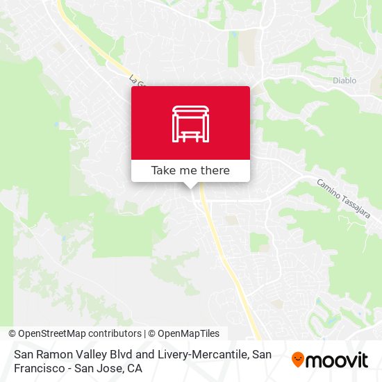 San Ramon Valley Blvd and Livery-Mercantile map