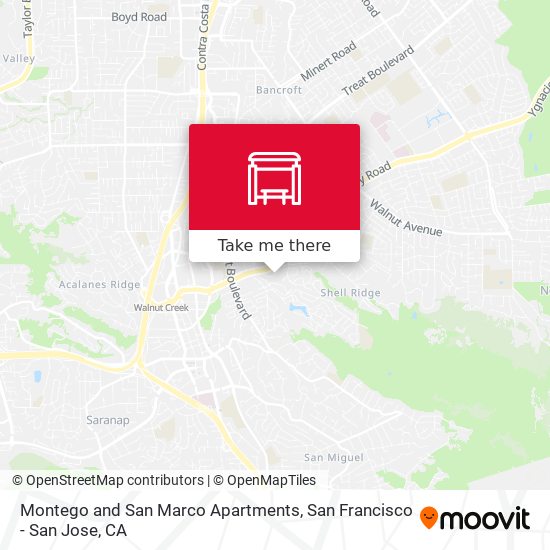 Montego and San Marco Apartments map