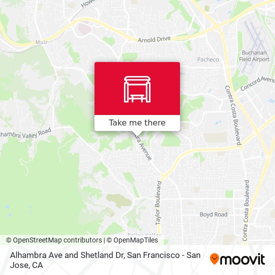 Mapa de Alhambra Ave and Shetland Dr