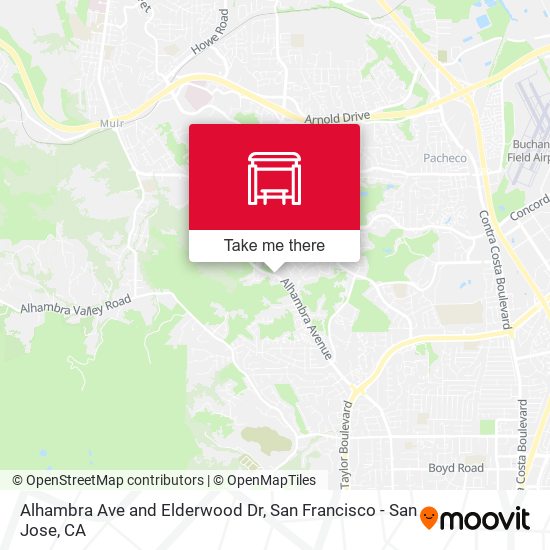 Mapa de Alhambra Ave and Elderwood Dr