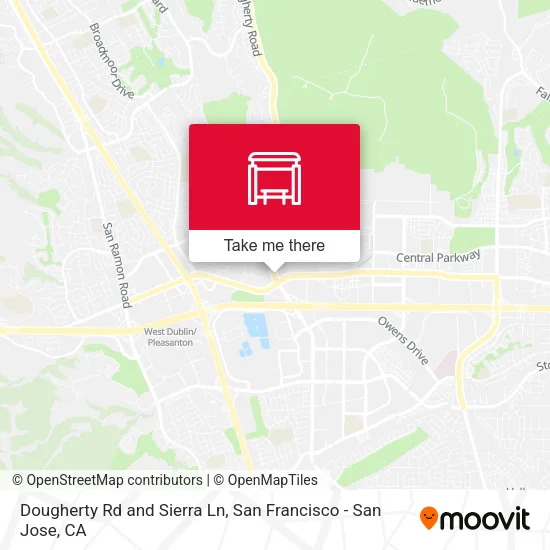 Mapa de Dougherty Rd and Sierra Ln