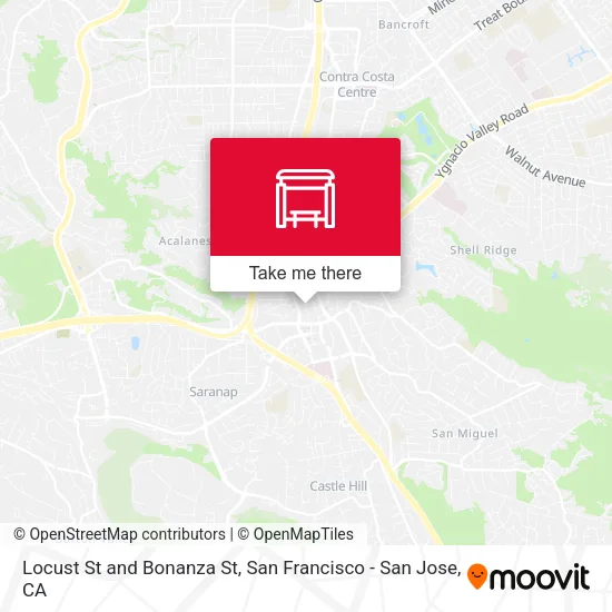 Mapa de Locust St and Bonanza St