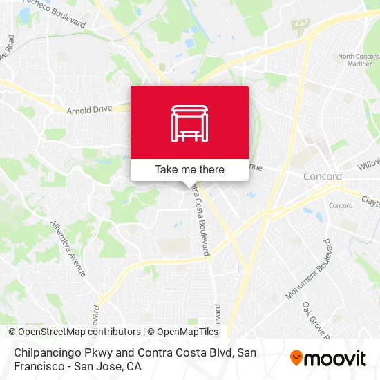 Mapa de Chilpancingo Pkwy and Contra Costa Blvd