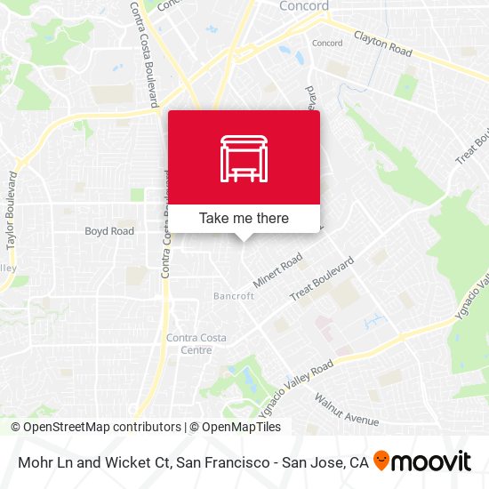 Mohr Ln and Wicket Ct map