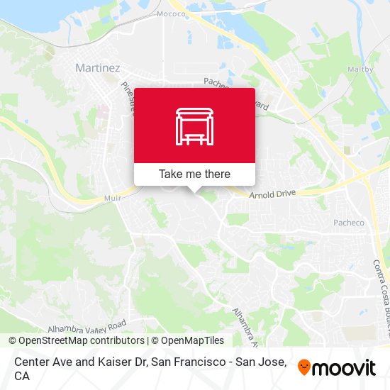 Mapa de Center Ave and Kaiser Dr