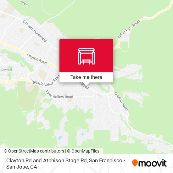 Mapa de Clayton Rd and Atchison Stage Rd