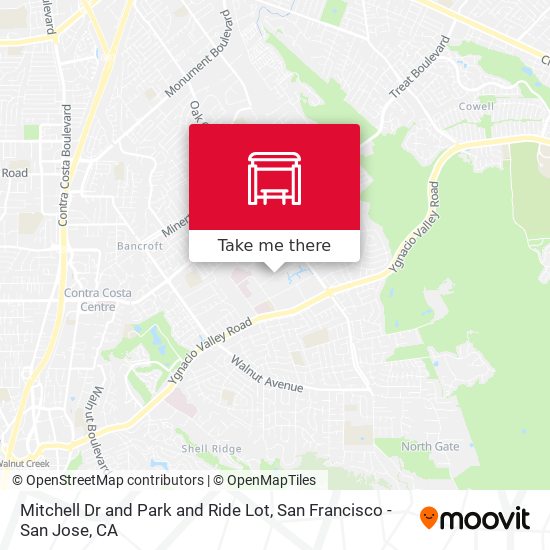 Mapa de Mitchell Dr and Park and Ride Lot