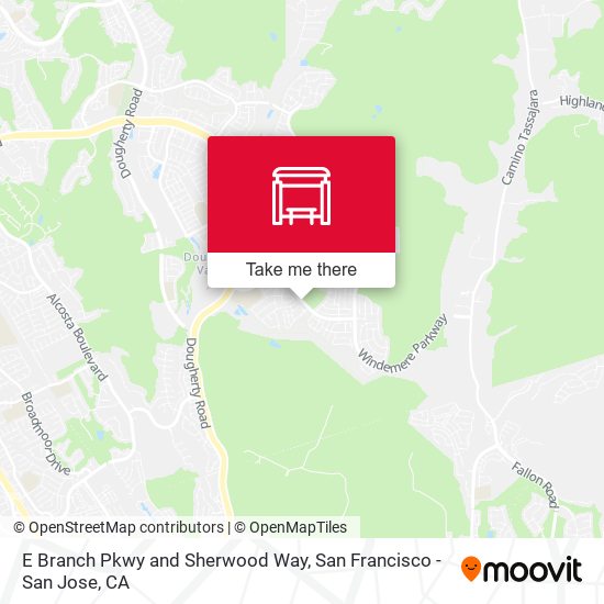 Mapa de E Branch Pkwy and Sherwood Way