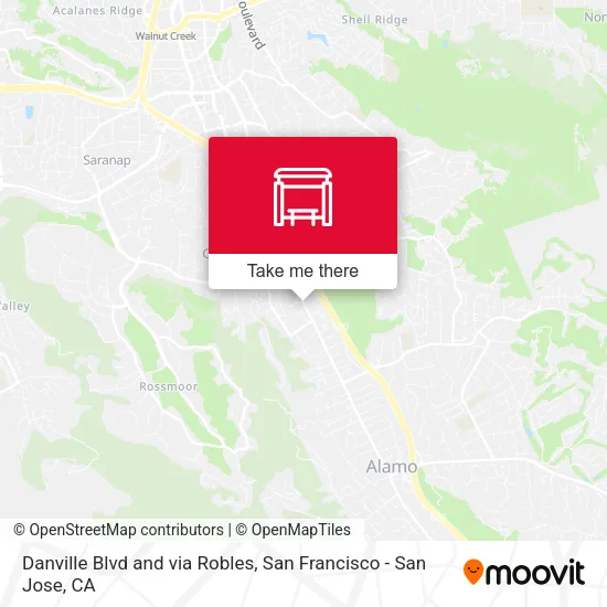 Danville Blvd and via Robles map