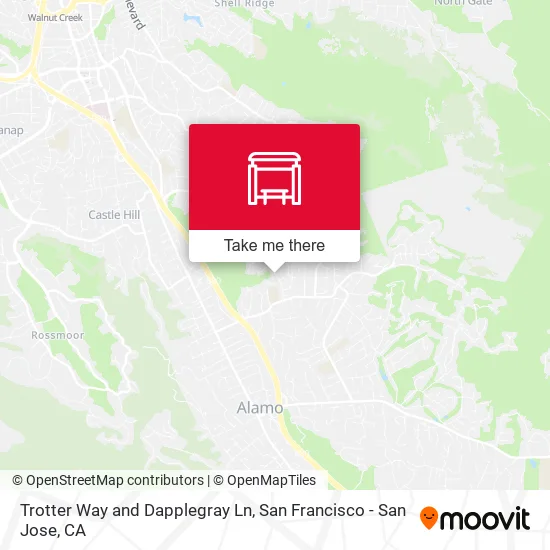 Trotter Way and Dapplegray Ln map