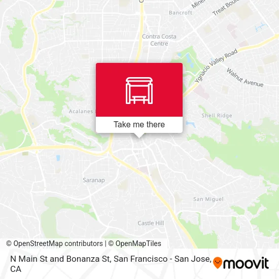 Mapa de N Main St and Bonanza St