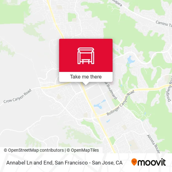 Annabel Ln and End map
