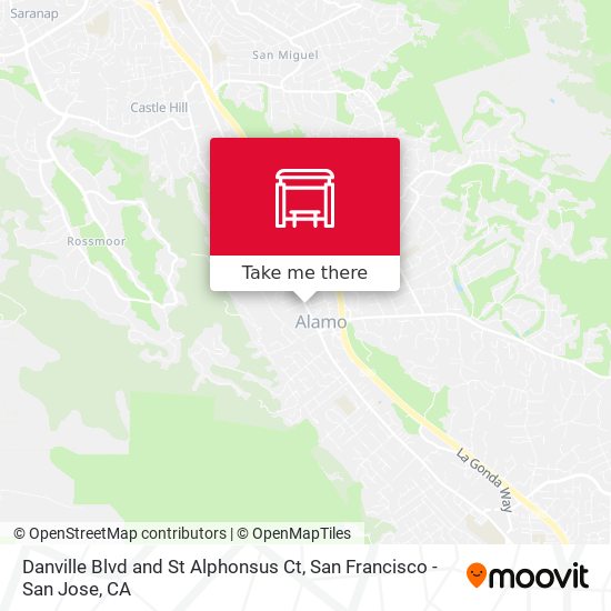 Danville Blvd and St Alphonsus Ct map