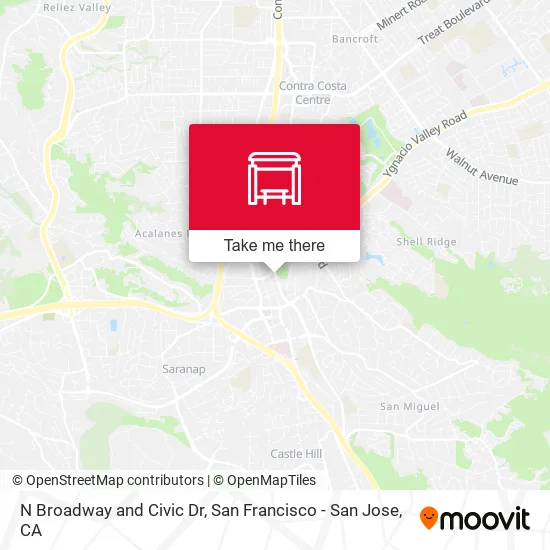 Mapa de N Broadway and Civic Dr