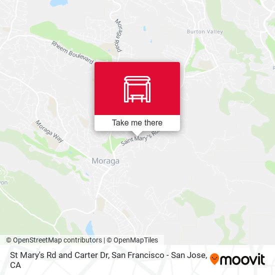 St Mary's Rd and Carter Dr map