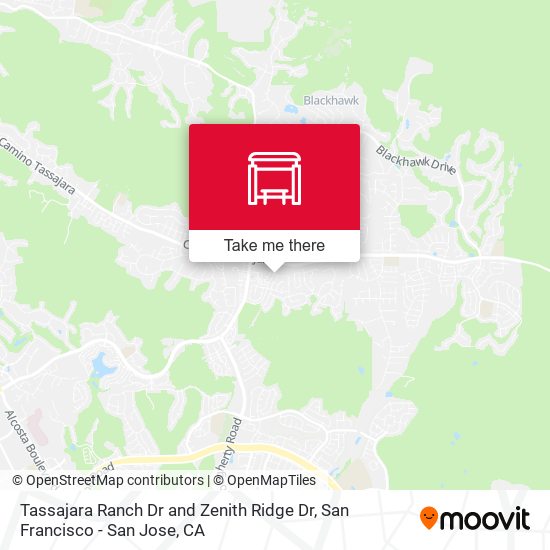 Mapa de Tassajara Ranch Dr and Zenith Ridge Dr