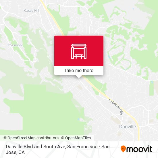 Danville Blvd and South Ave map