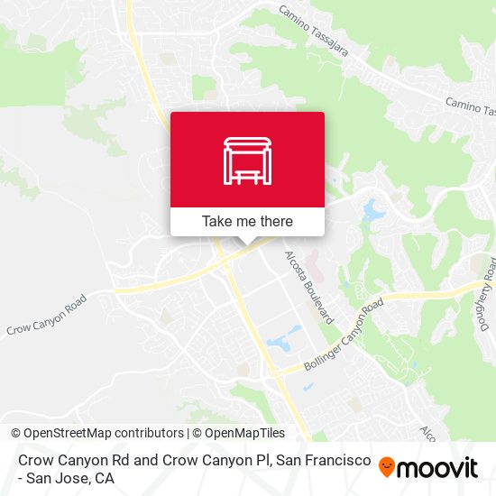 Mapa de Crow Canyon Rd and Crow Canyon Pl