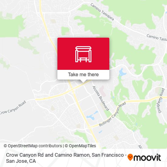 Mapa de Crow Canyon Rd and Camino Ramon