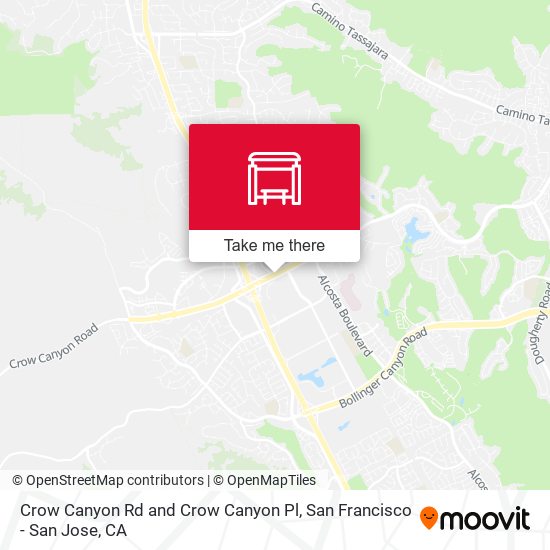 Mapa de Crow Canyon Rd and Crow Canyon Pl