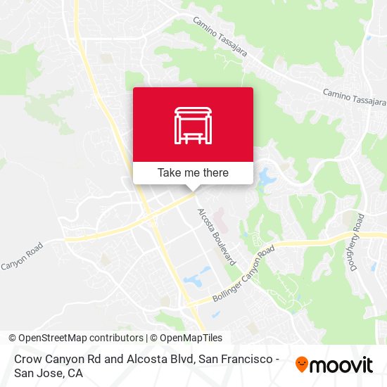 Mapa de Crow Canyon Rd and Alcosta Blvd