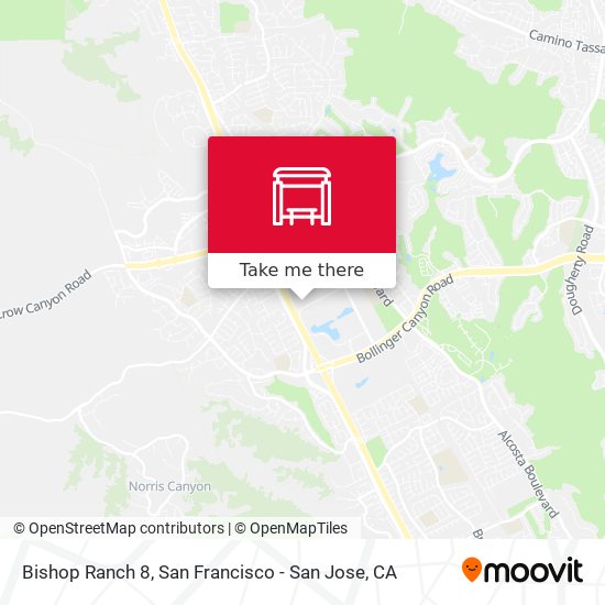 Bishop Ranch 8 map