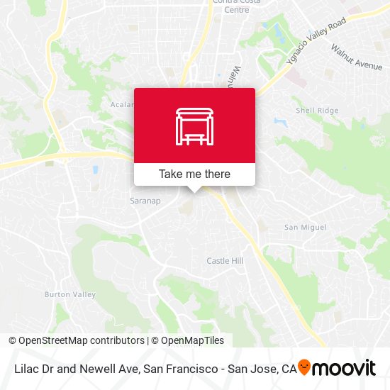Lilac Dr and Newell Ave map