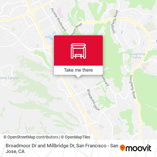 Broadmoor Dr and Millbridge Dr map