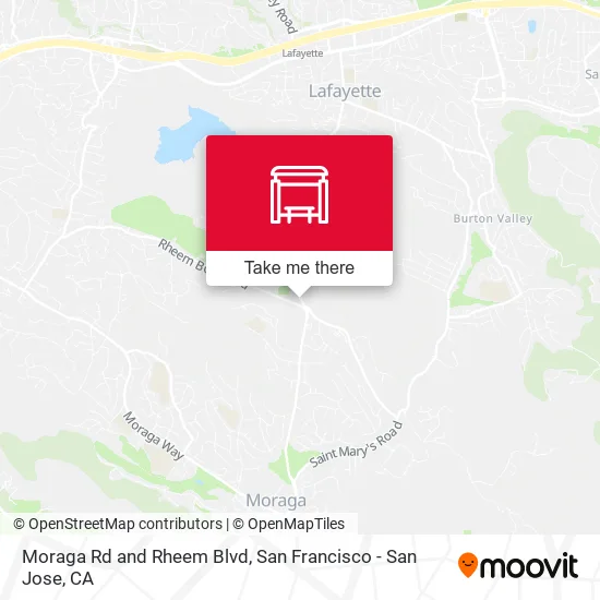 Mapa de Moraga Rd and Rheem Blvd