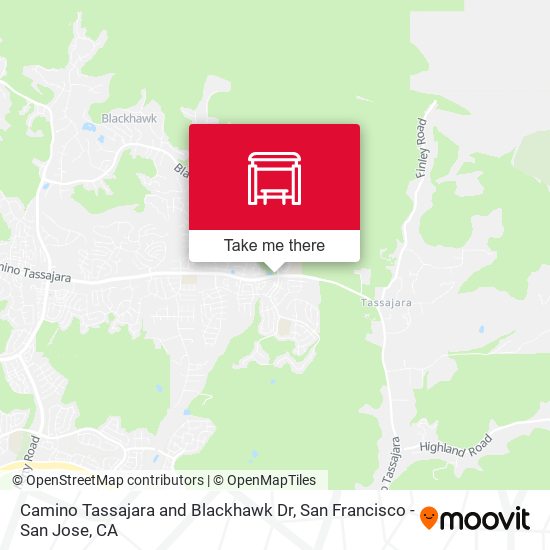 Mapa de Camino Tassajara and Blackhawk Dr