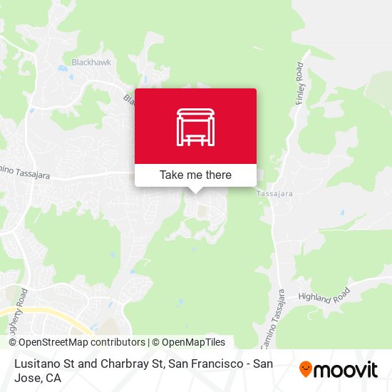 Lusitano St and Charbray St map