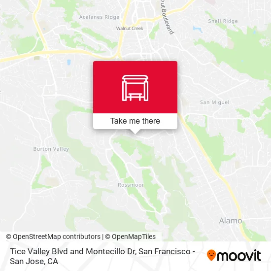 Tice Valley Blvd and Montecillo Dr map