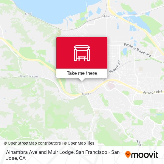 Mapa de Alhambra Ave and Muir Lodge