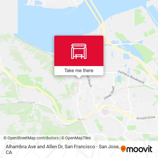 Mapa de Alhambra Ave and Allen Dr