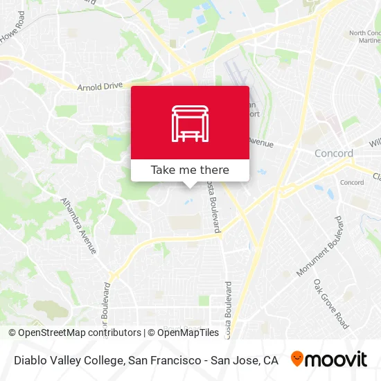 Directions To Diablo Valley College How To Get To Diablo Valley College In Pleasant Hill By Bus Or Bart?
