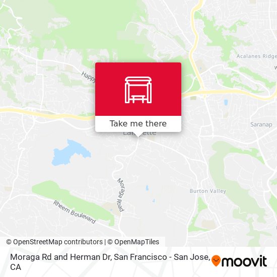 Mapa de Moraga Rd and Herman Dr