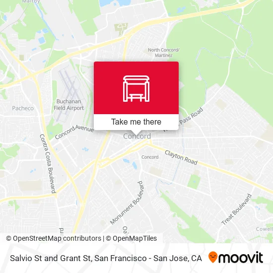 Mapa de Salvio St and Grant St