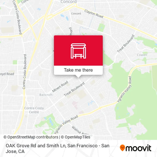 OAK Grove Rd and Smith Ln map