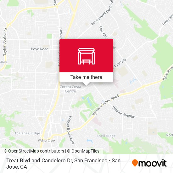 Mapa de Treat Blvd and Candelero Dr