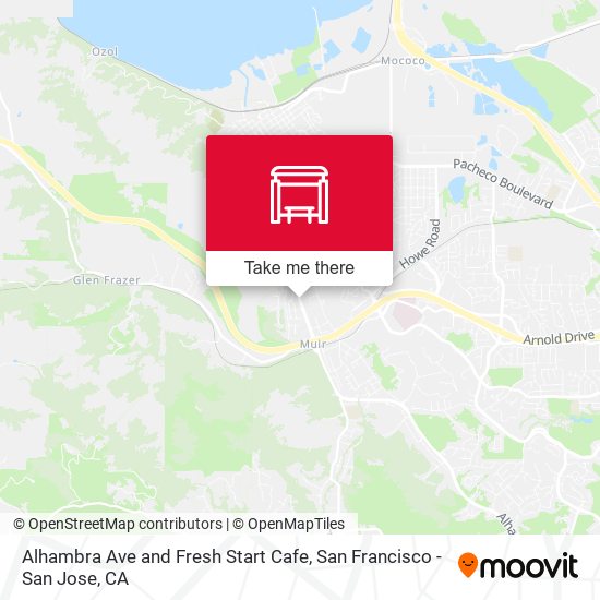 Mapa de Alhambra Ave and Fresh Start Cafe