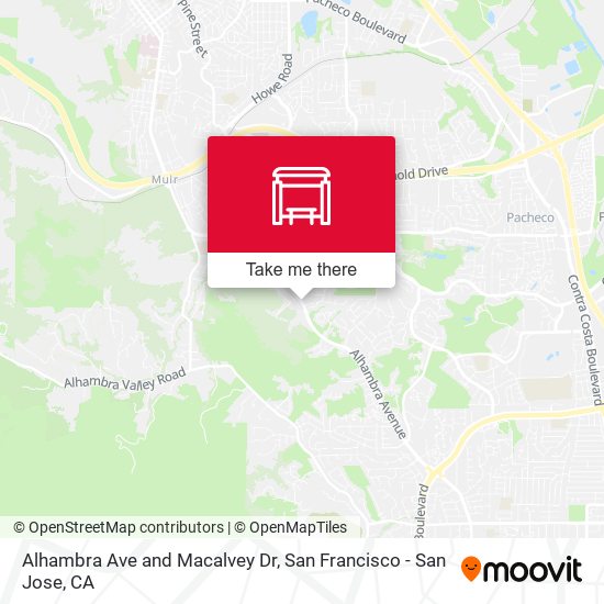 Mapa de Alhambra Ave and Macalvey Dr