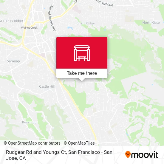 Rudgear Rd and Youngs Ct map