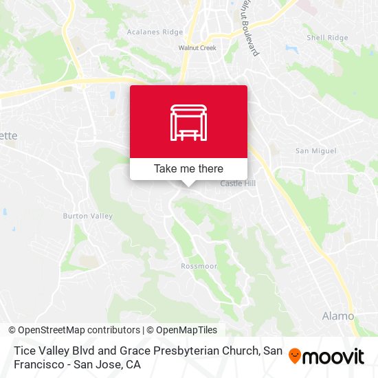 Mapa de Tice Valley Blvd and Grace Presbyterian Church